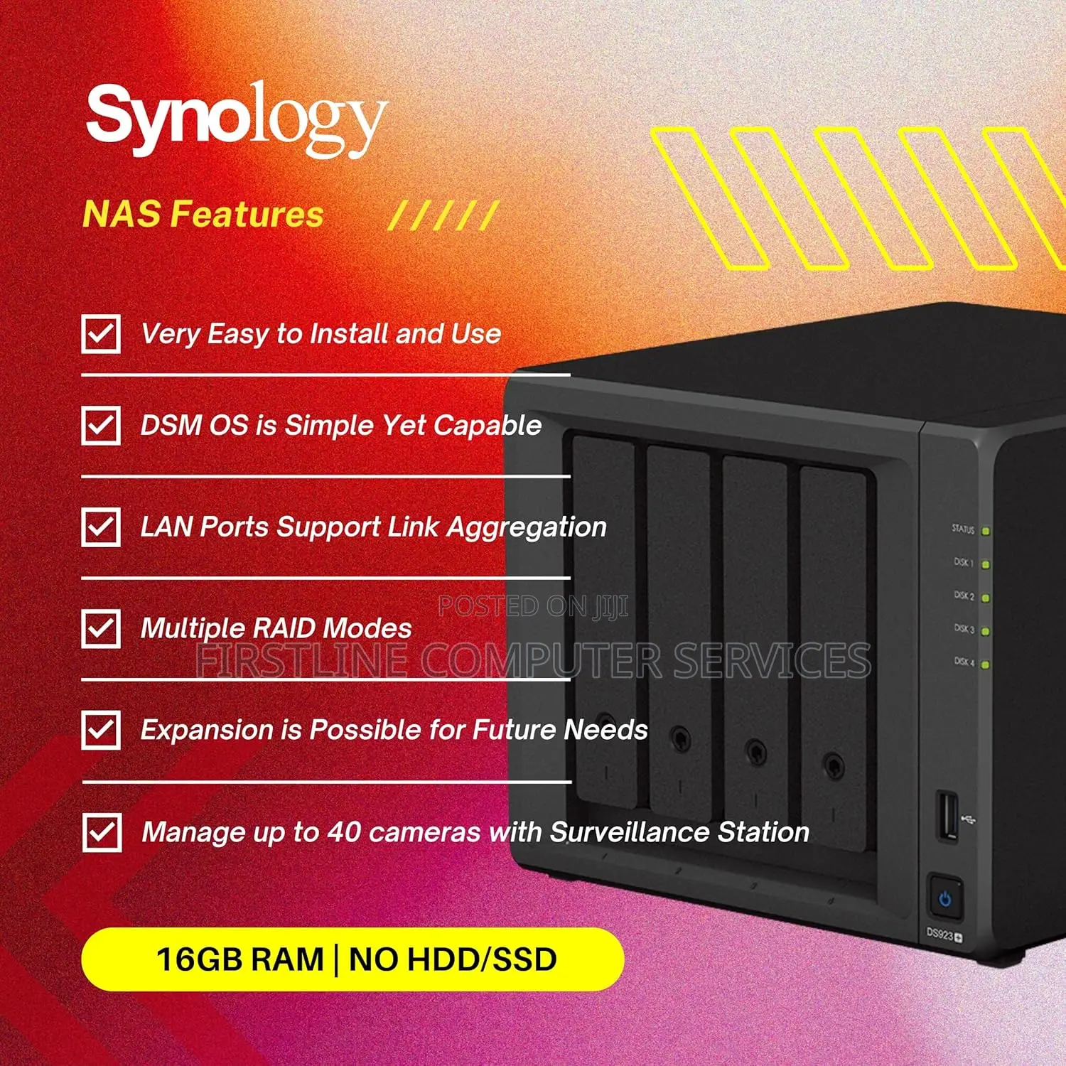 New Server 16GB AMD Ryzen HDD 1T