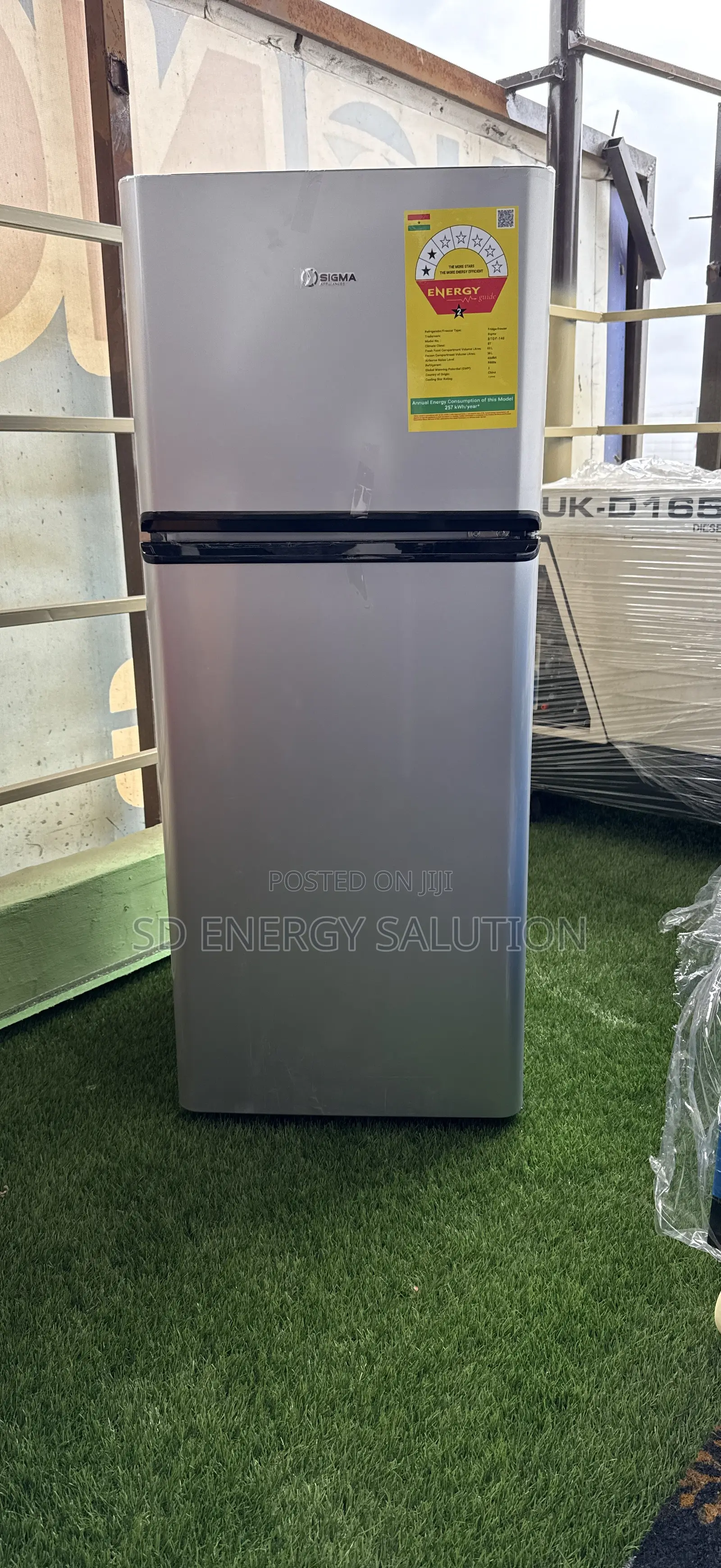 Sigma Top Freezer 222d Fridge / Stainless New