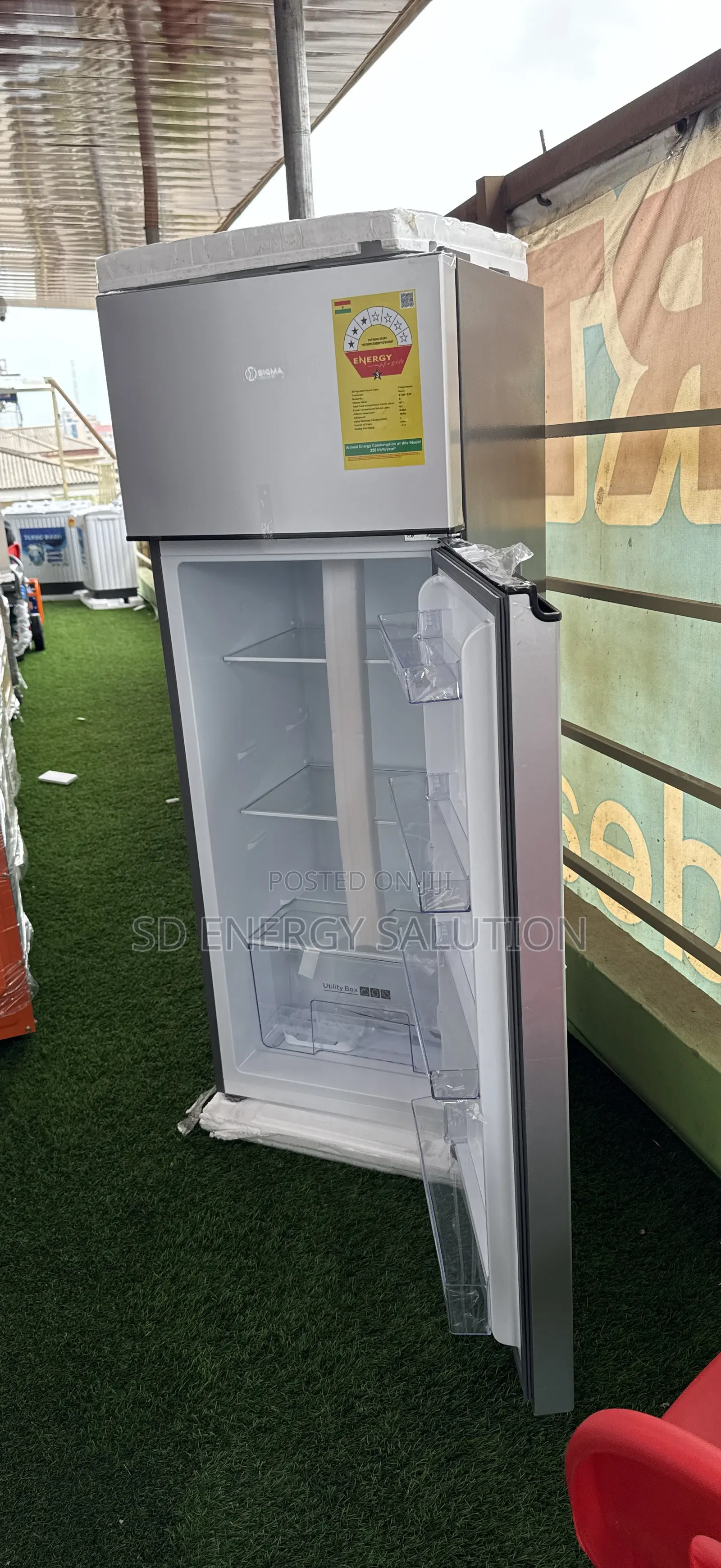 Sigma Top Freezer 222d Fridge / Stainless New