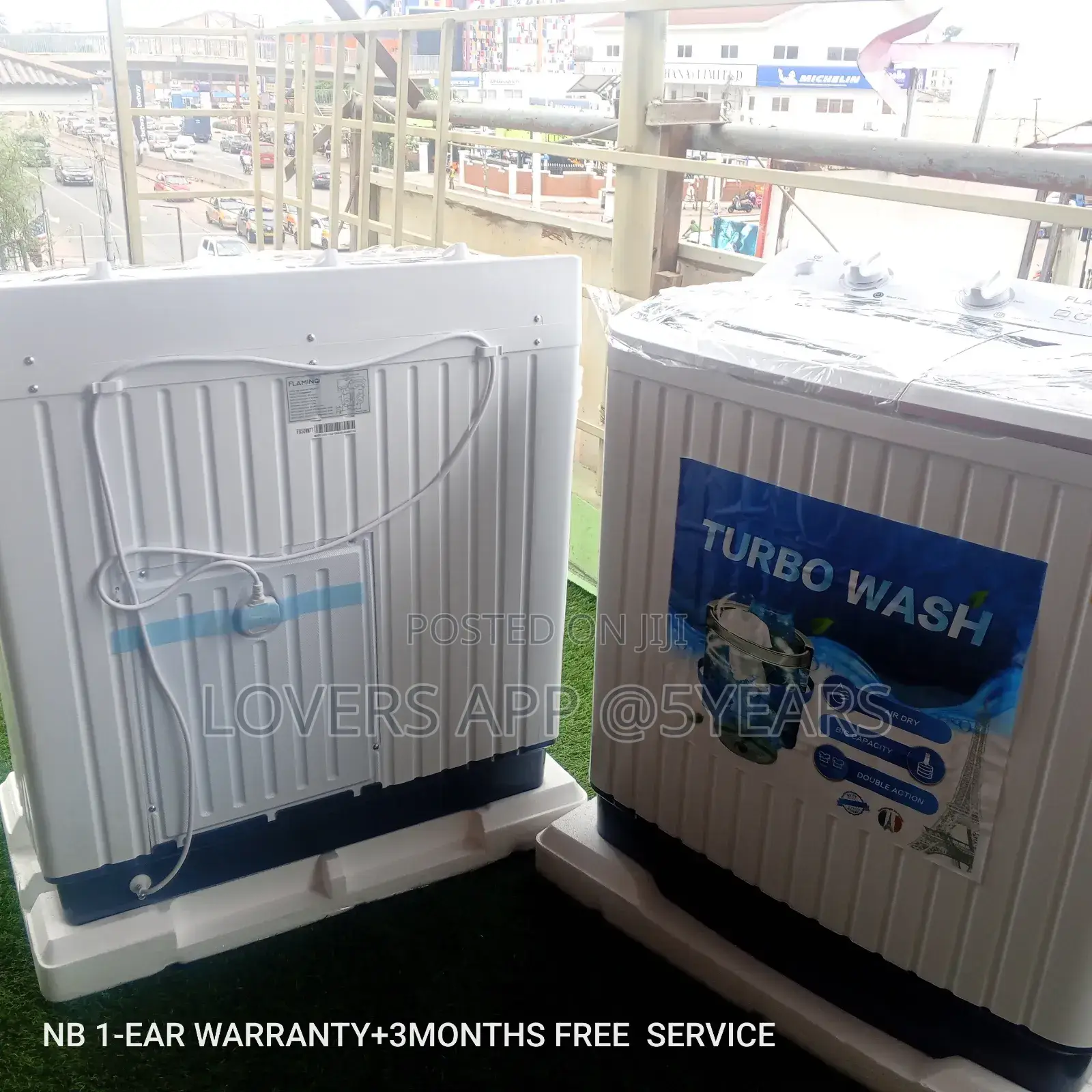 Double Action 8kg Flamino Washing Machine