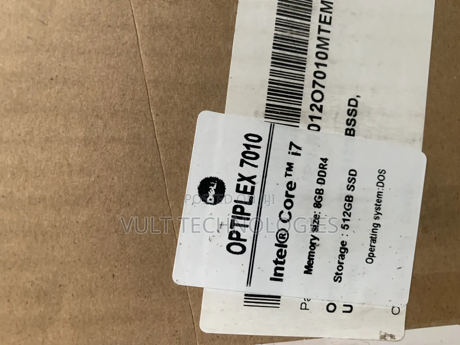 New Desktop Computer Dell OptiPlex 7010 8GB Intel Core I7 SSD 512GB