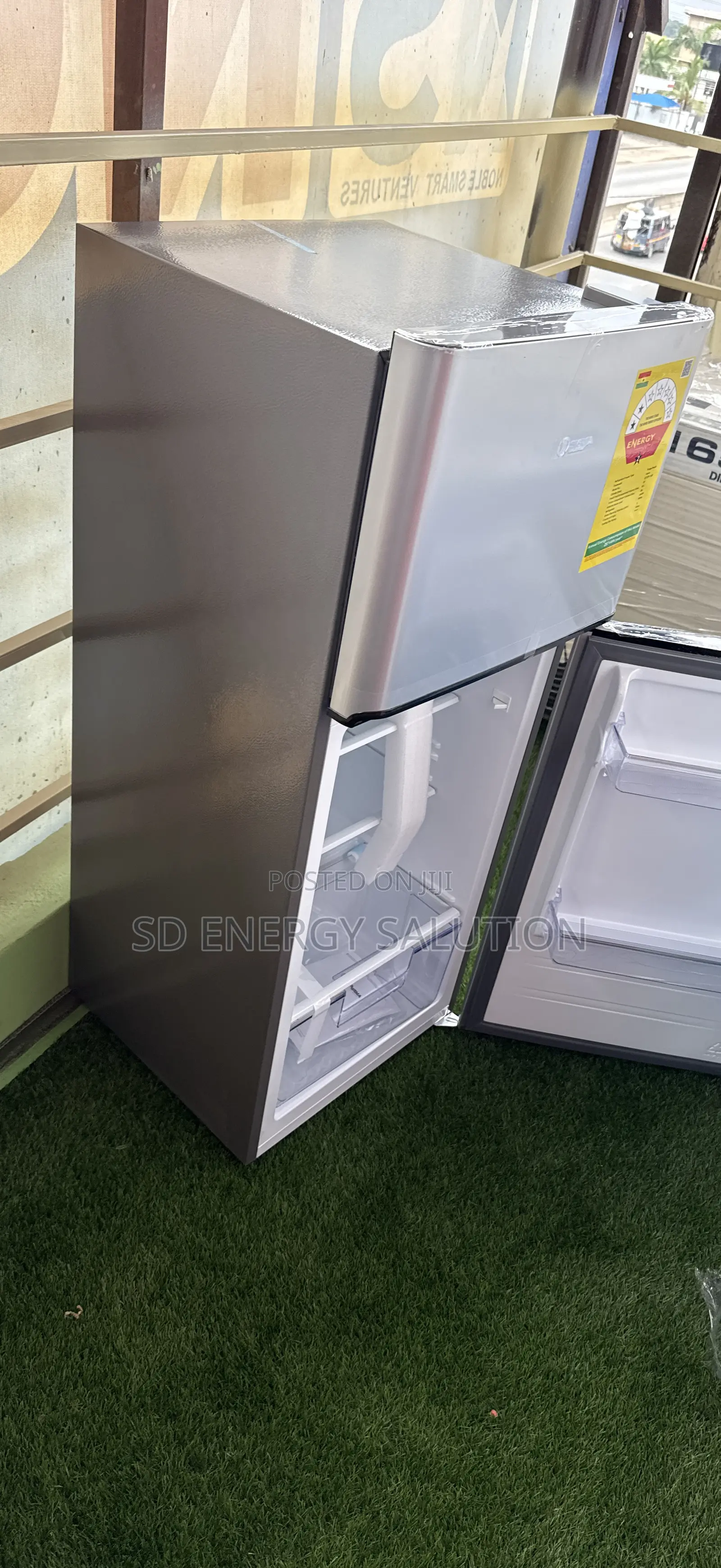 2st Sigma Double Door Fridge / 140ltrs Silver