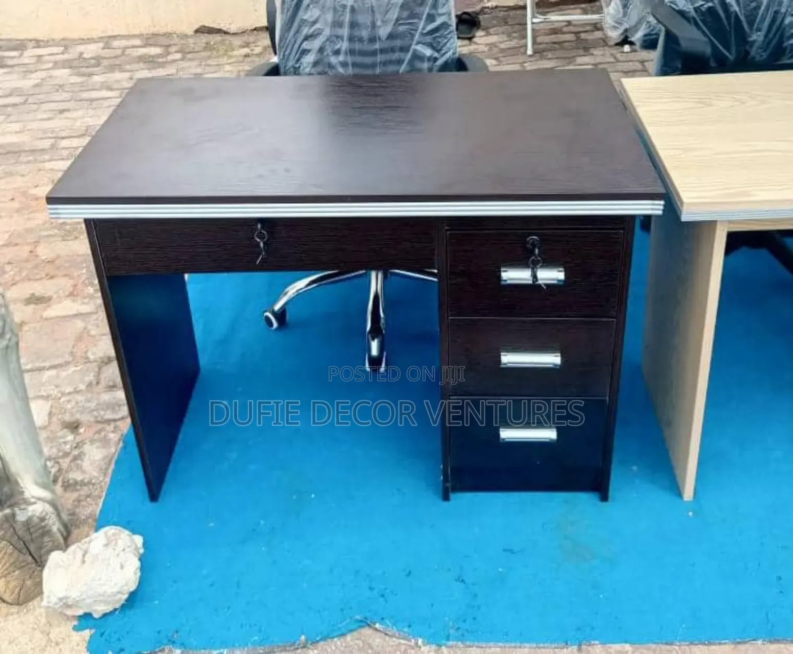 Office Table and Swivel Chair
