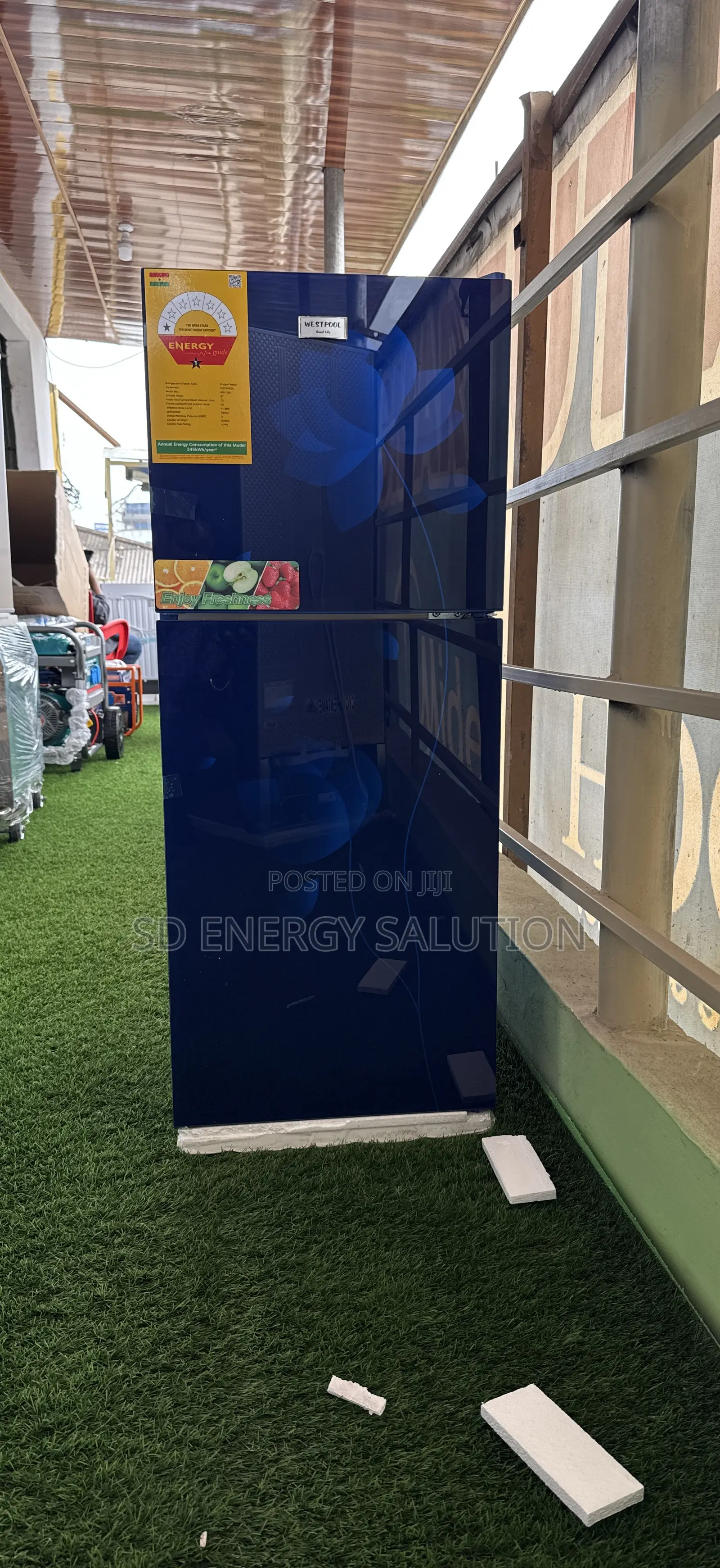 Westpool (Freezer 35l) (Fridge 73) Double Door Fridge New