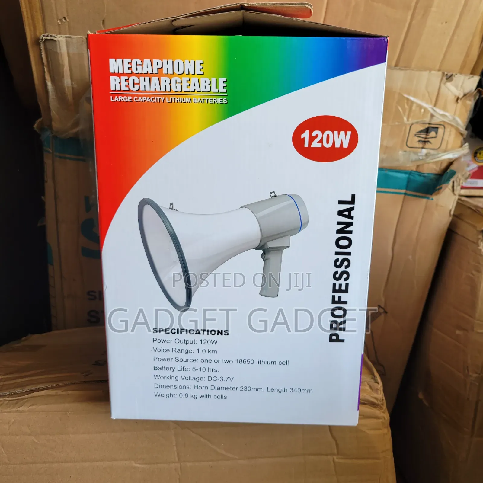 Professional Megaphone 120w Rechargeable