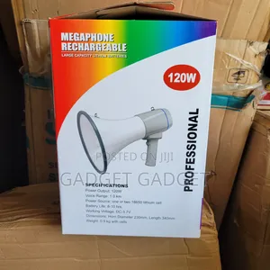Photo - Professional Megaphone 120w Rechargeable