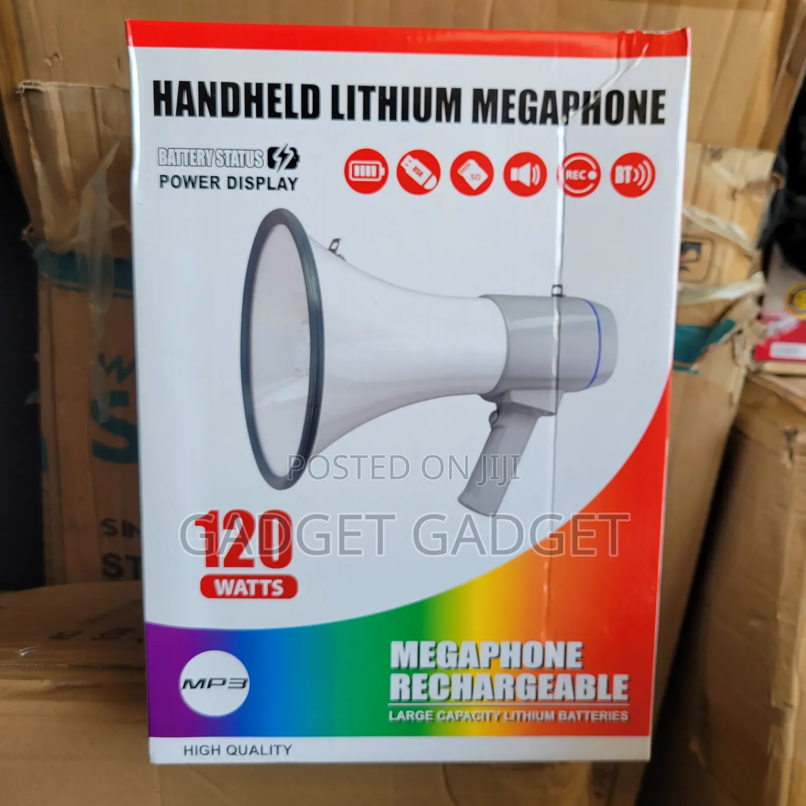 Professional Megaphone 120w Rechargeable