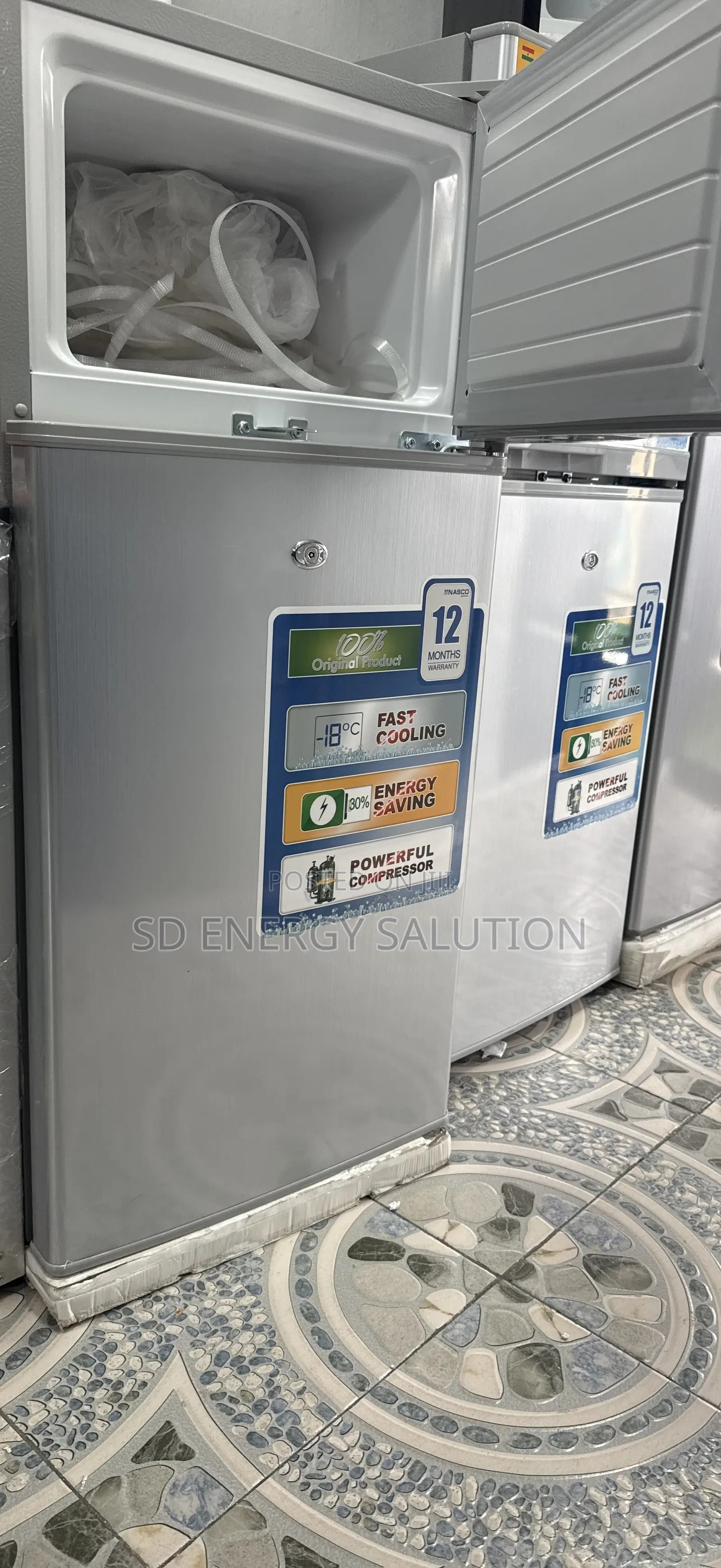212nasco Silver Top Freezer New Fridge Silver Fridge