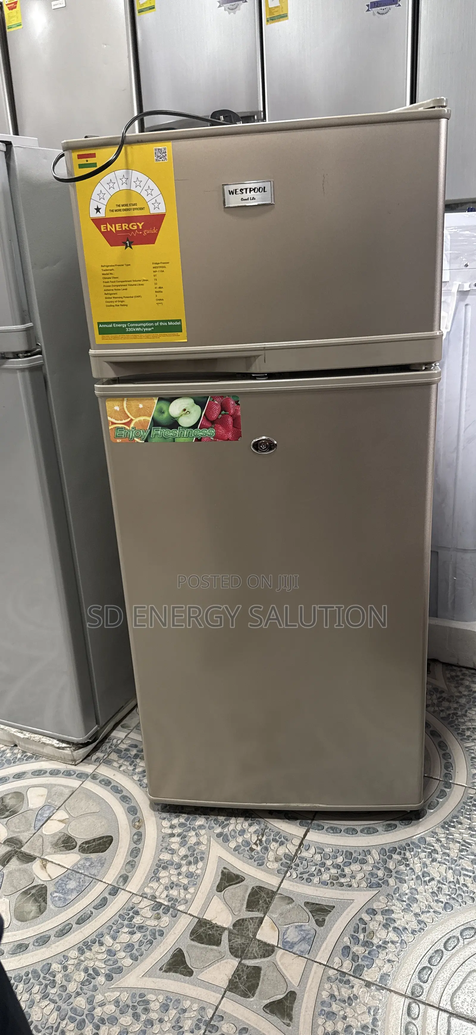 Westpool 115 Fridge Top Freezer Brand New Fridge