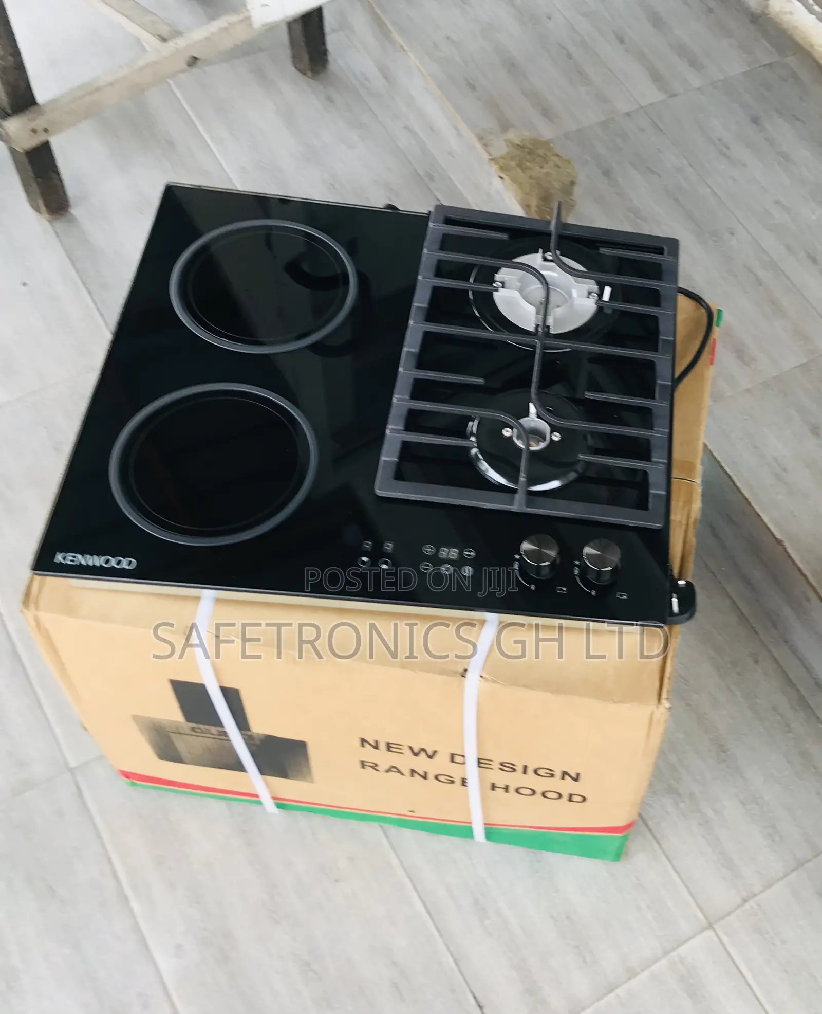 Perfect in-Built 60cm Kenwood 2 Gas 2 Electric Cooker
