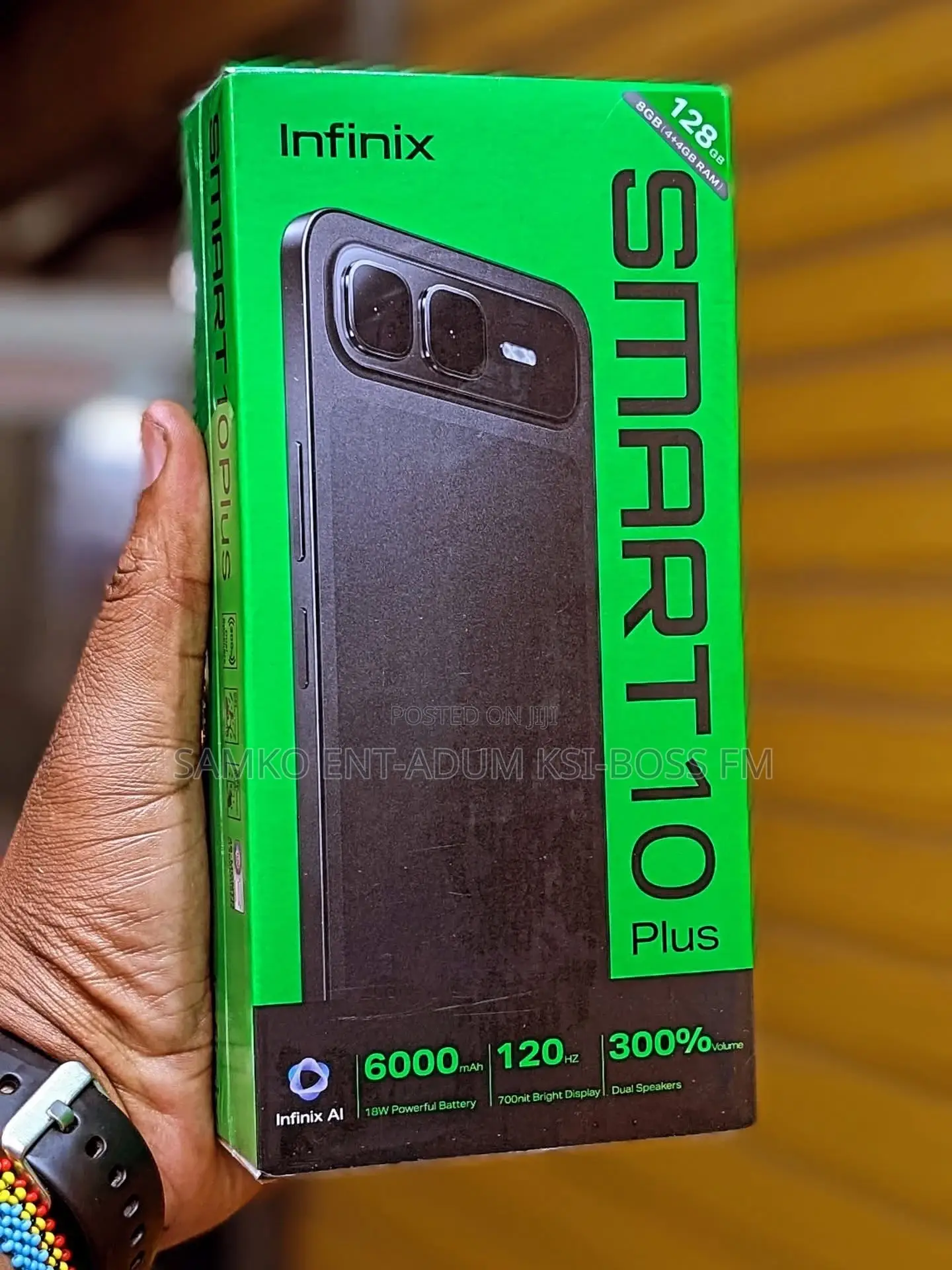 New Infinix Smart 10 Plus 128 GB Black