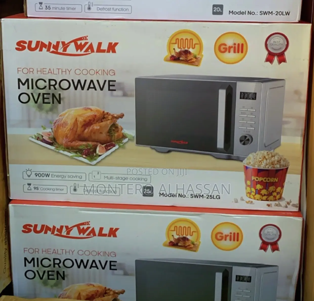 Microwave 25liters Sunnywalk With Grill