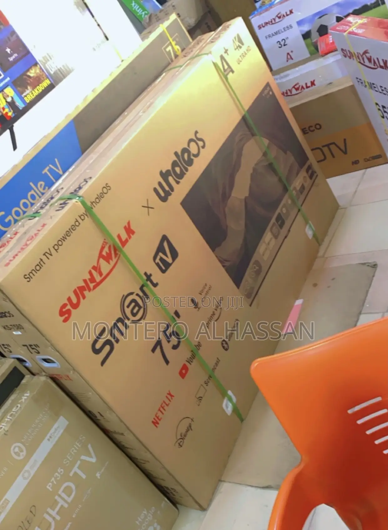 Sunnywalk 75inches Smart Ultra Hd 4k
