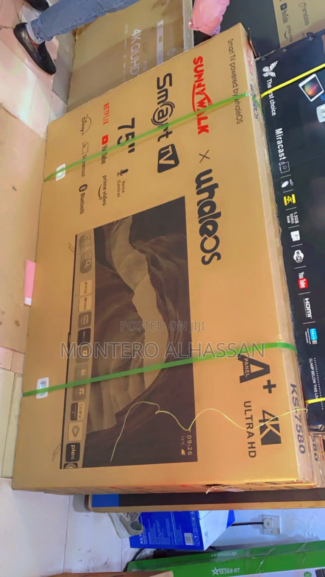 Sunnywalk 75inches Smart Ultra Hd 4k