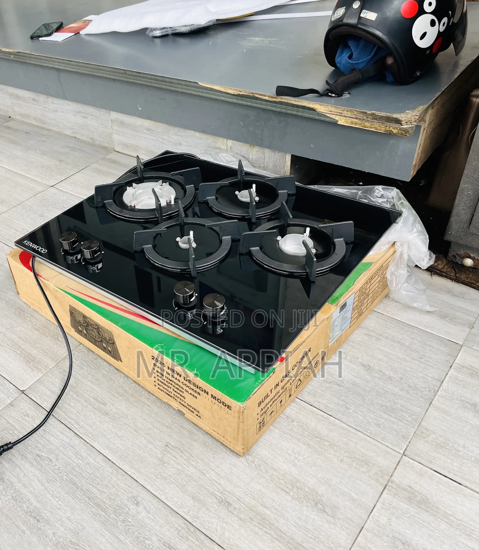 Fantastic Kenwood 60cm Gas 4 Burner Hob(Black) 
