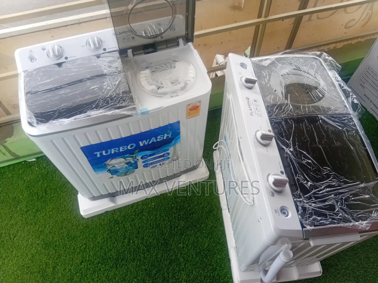 Willpower 8kg Flamino Washing Machine System Set