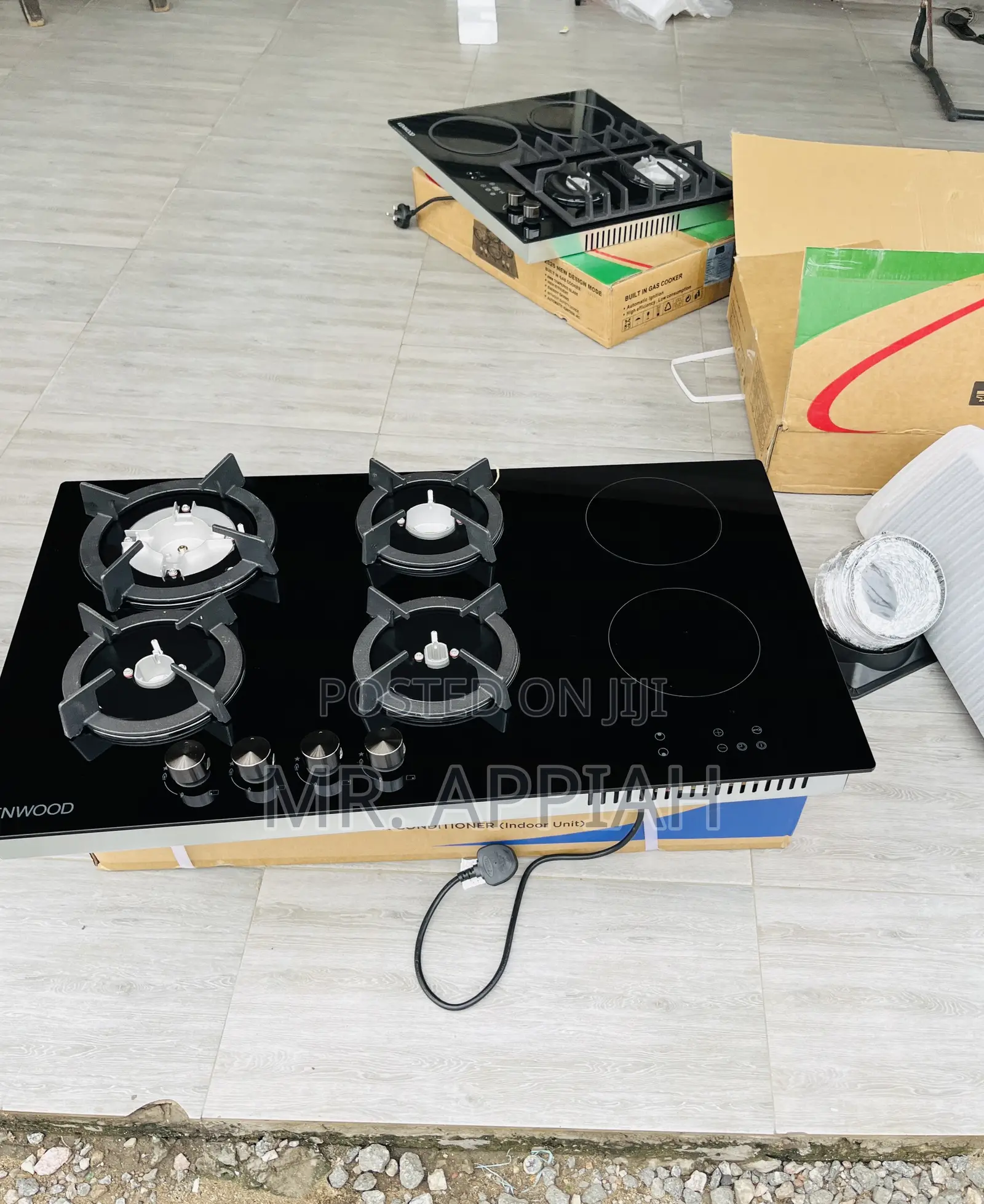 Choose Premium 90cm 4 + 2 Inbuilt Hob(Glass Tempered).