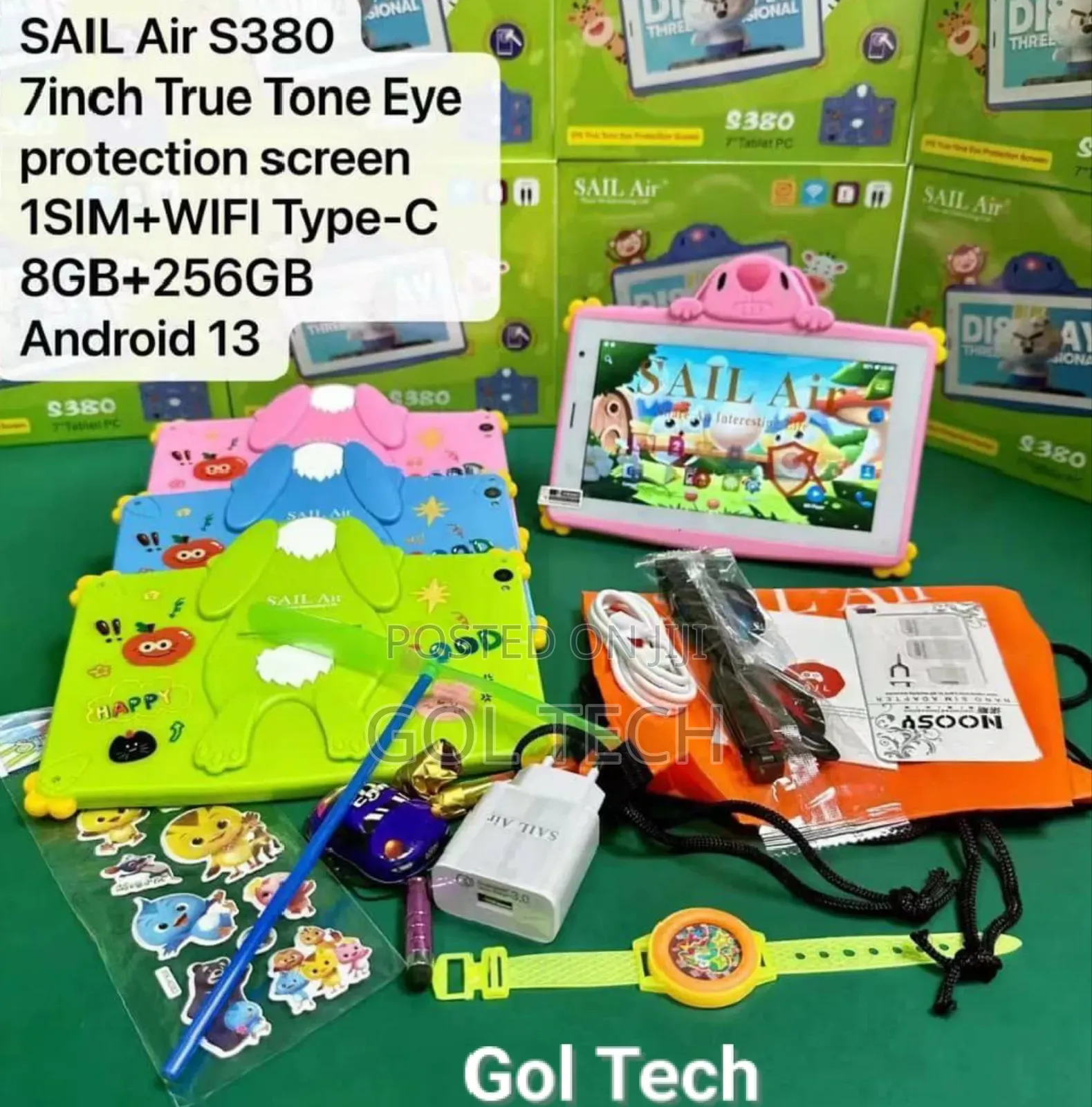 Kids Tablet Sail Air S380 7" Tablet Pc 256gb + 8gb