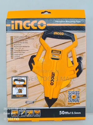 Fibreglass Measuring Tape 50mx12.5mm