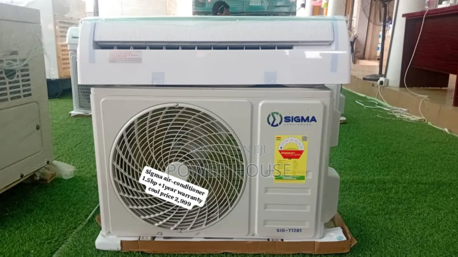 Silent Cooling Sigma Air-Conditioner 1.5hp Fast and Cool