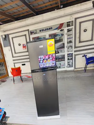 Secure Grey Topfreezer Doubledoor Pearl 162 Liters Fridge