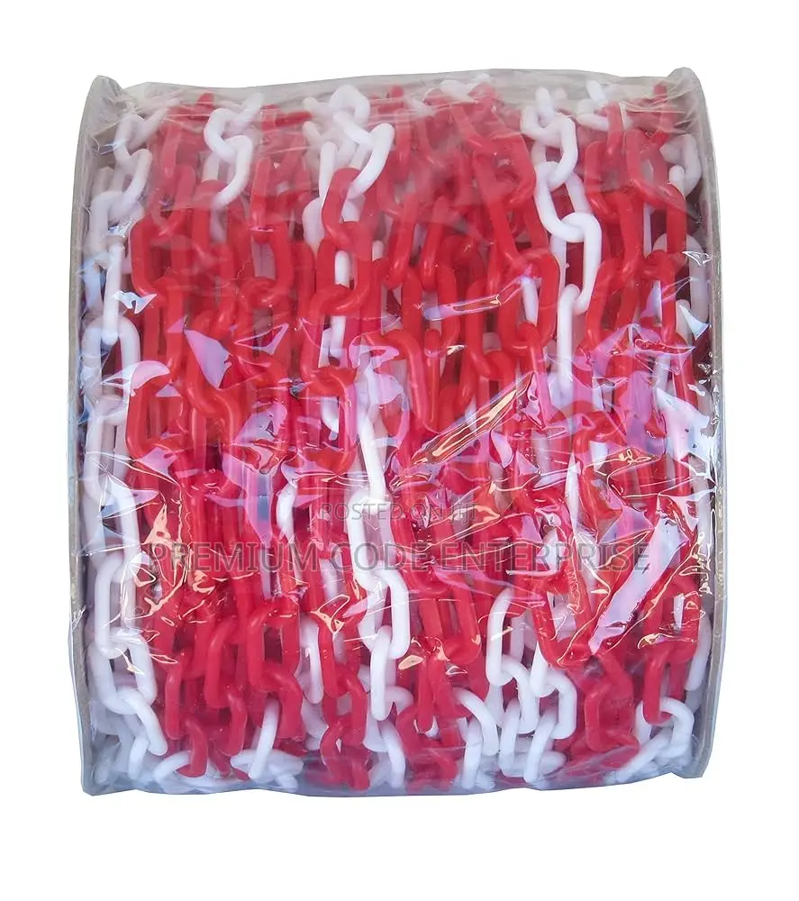 Red & White Plastic Barrier Pe Safety Chain