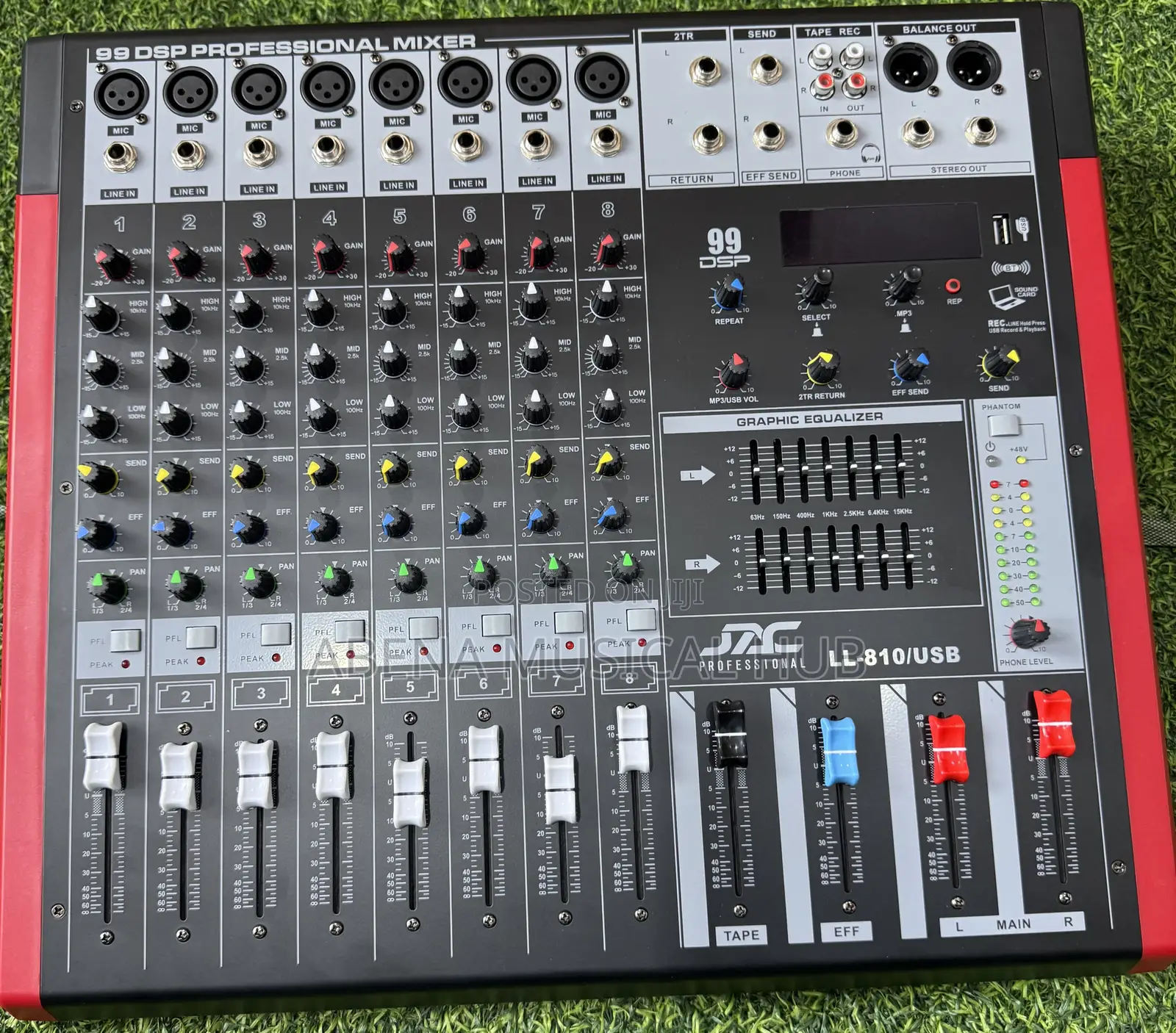 Jac 8 Channel Usb Mixer