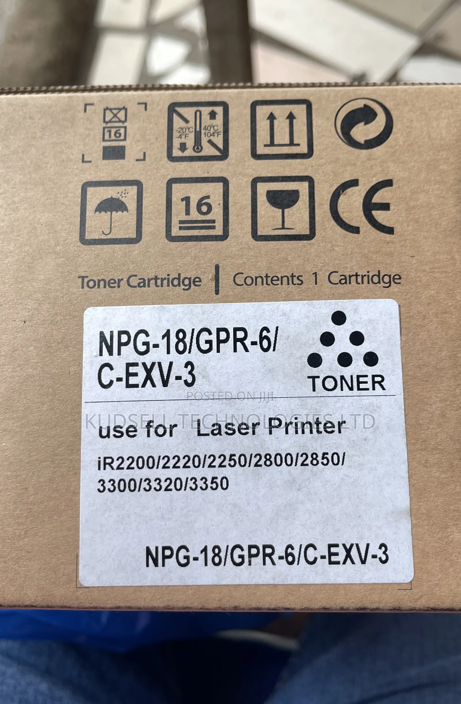 Canon NPG-18, GPR-6, C-Exv 3 Black