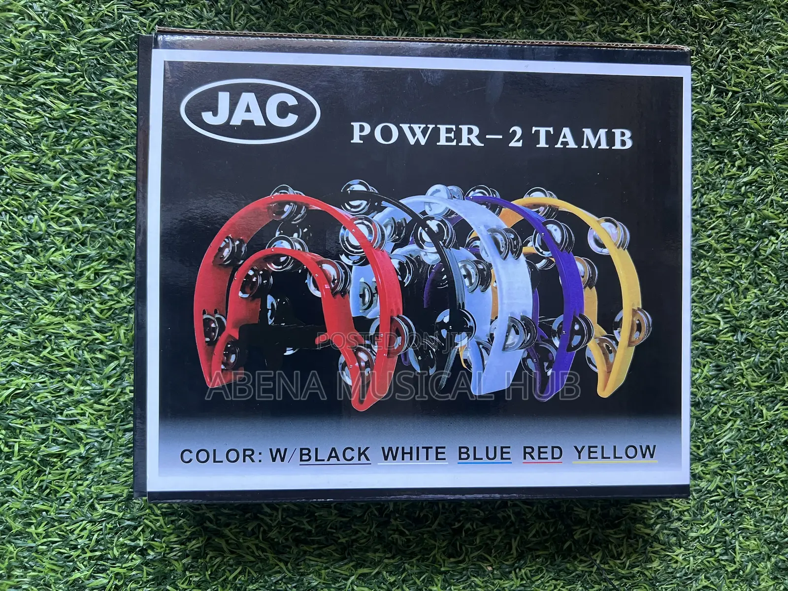 Jac Power 2 Tambourine With All The Colors