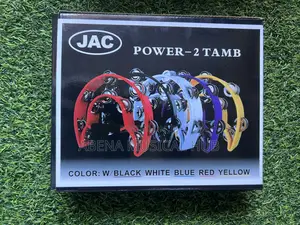 Jac Power 2 Tambourine With All The Colors
