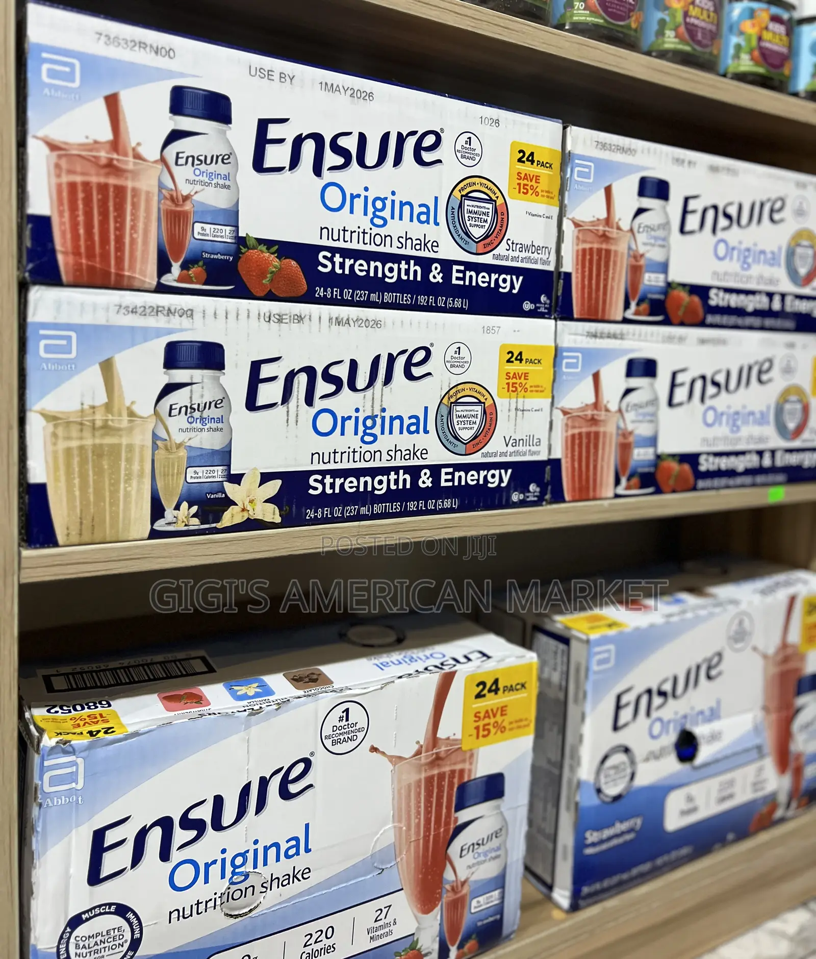 Ensure Original Nutrition Shake. 24 PCK