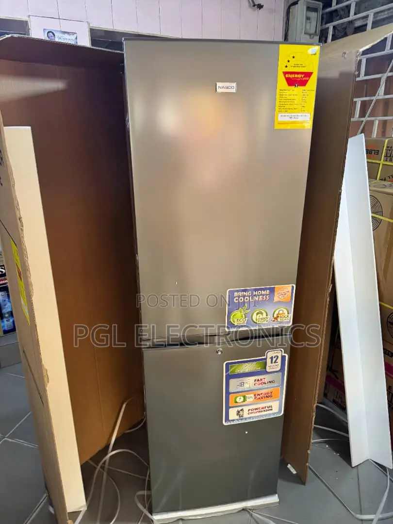 Nasco Bottom Freezer 258-Litres 3-Star Energy Saving Fridge