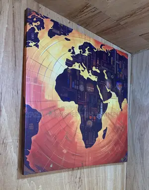 My African People Wall Arts Canvas Single Frame Decor