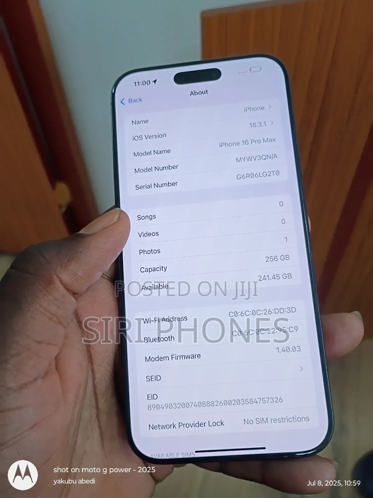 Apple iPhone 16 Pro Max 256 GB Gray