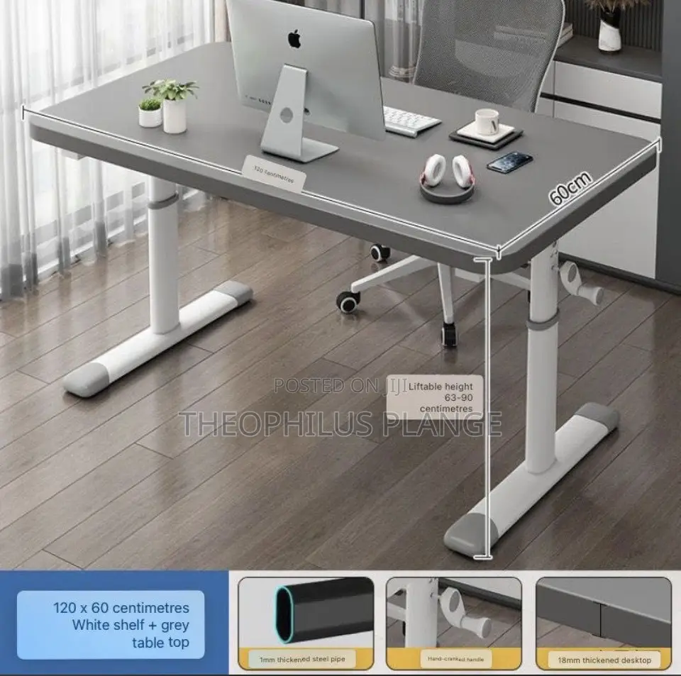 1.2m Manual Adjustable Office Desk / Study Table