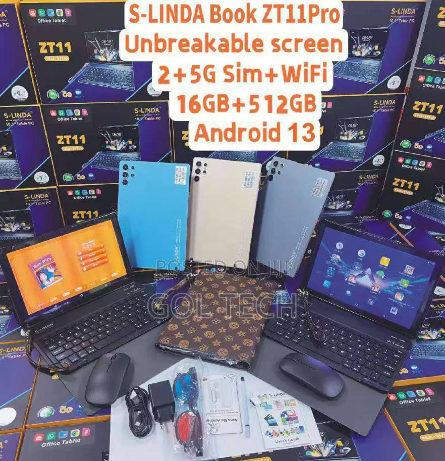 S-Linda 5g Kids Zt11 Ultra Pro 16gb + 512gb 10.1" Tablet Pc