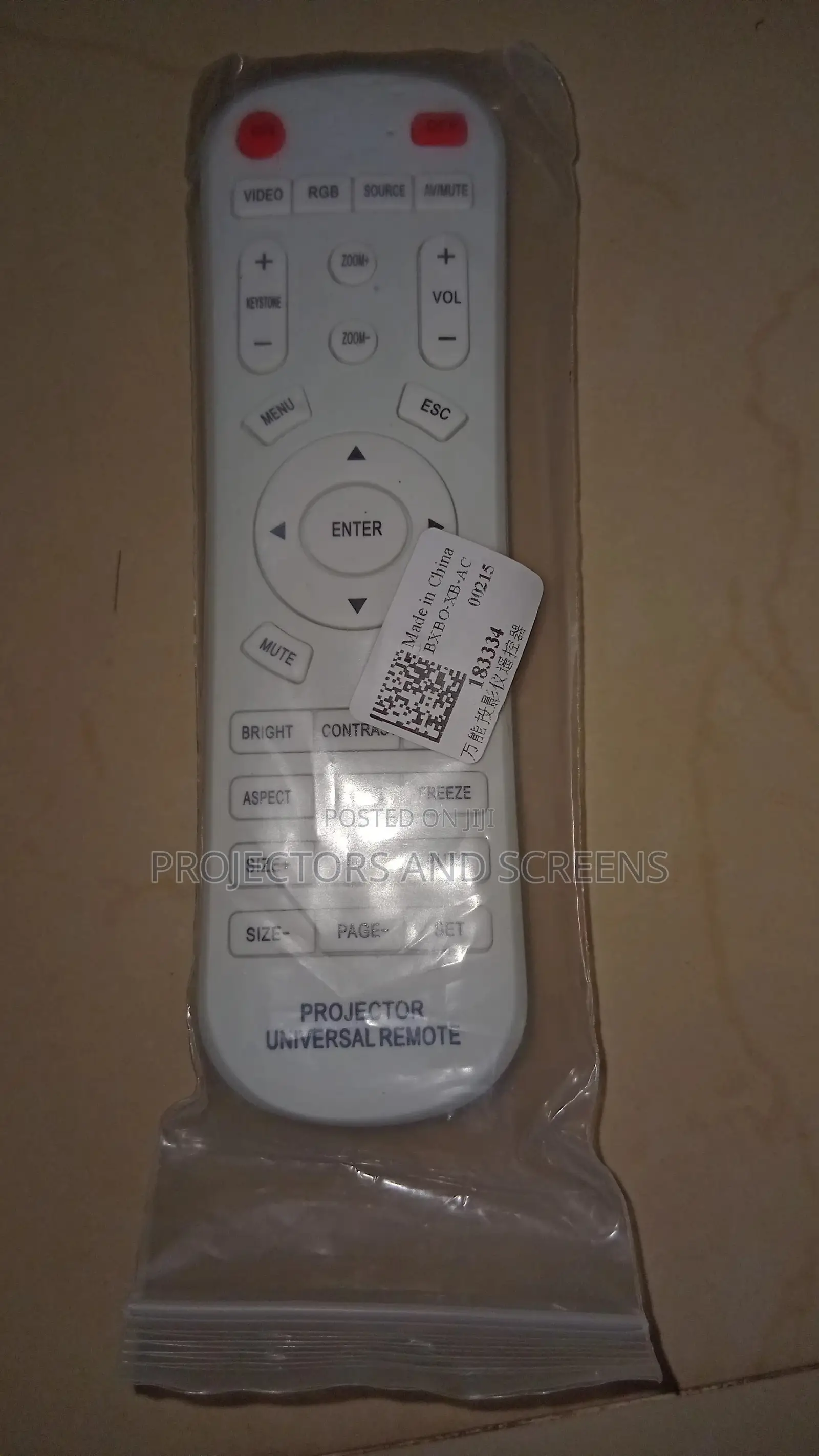 Universal Projector Remote Control
