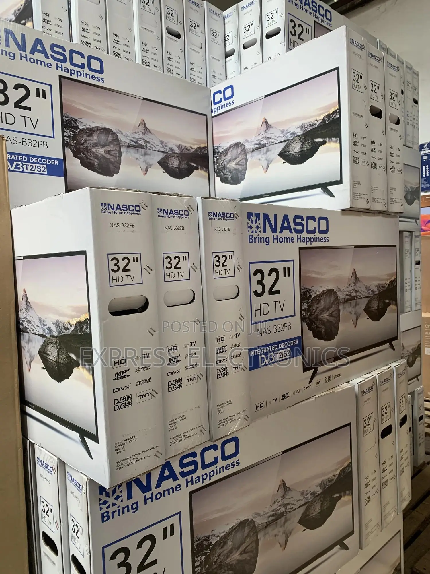 Nasco 32 Inches Digital Satellite Tv