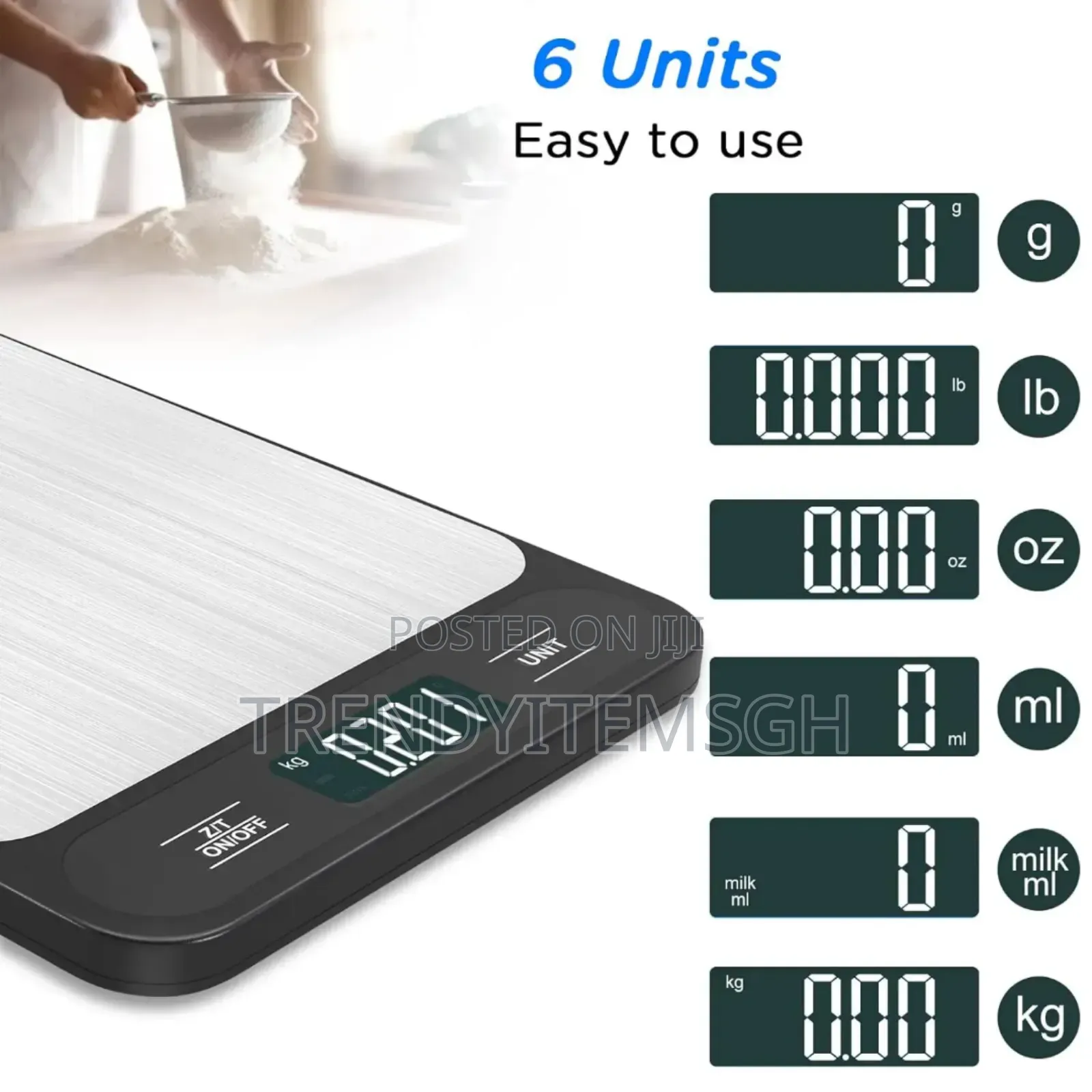 5kg High Accurate LCD Digital Kitchen Scale