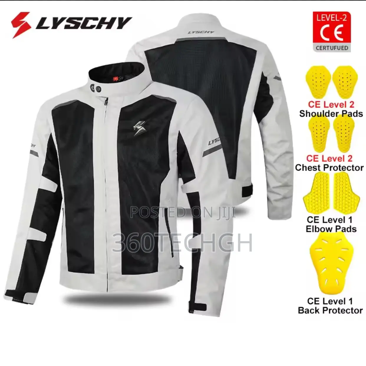 Safely Motor Bike Riding Jacket For Yamaha Kawasaki Honda 01