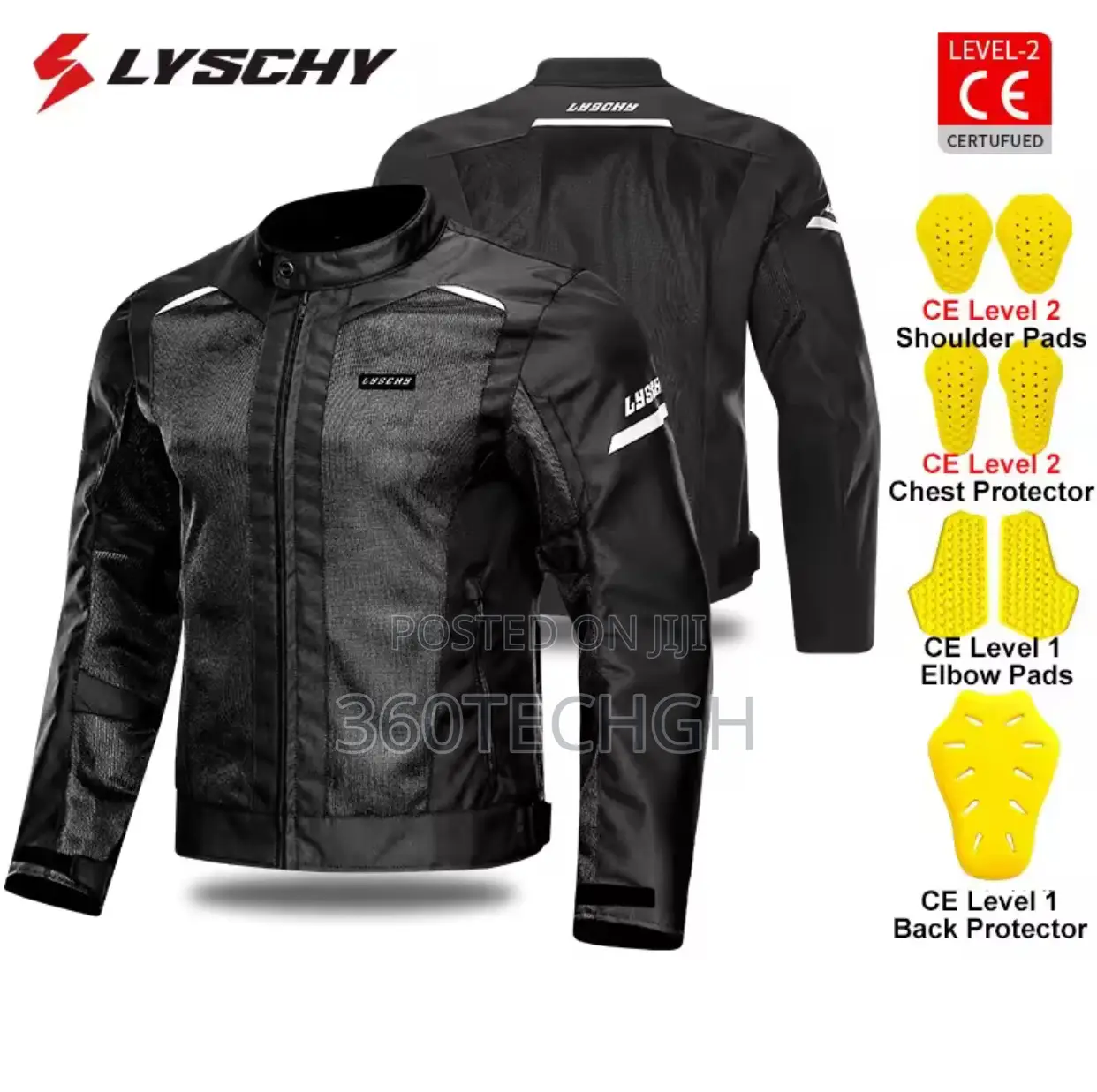 Safely Motor Bike Riding Jacket For Yamaha Kawasaki Honda 01