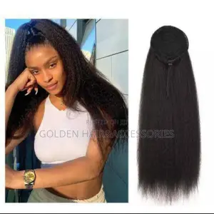 26-Inch Draw String Ponytails