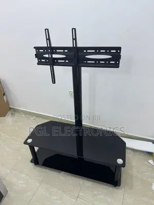 High Quality Tv Stand With Mount And 2 Glass Shelves