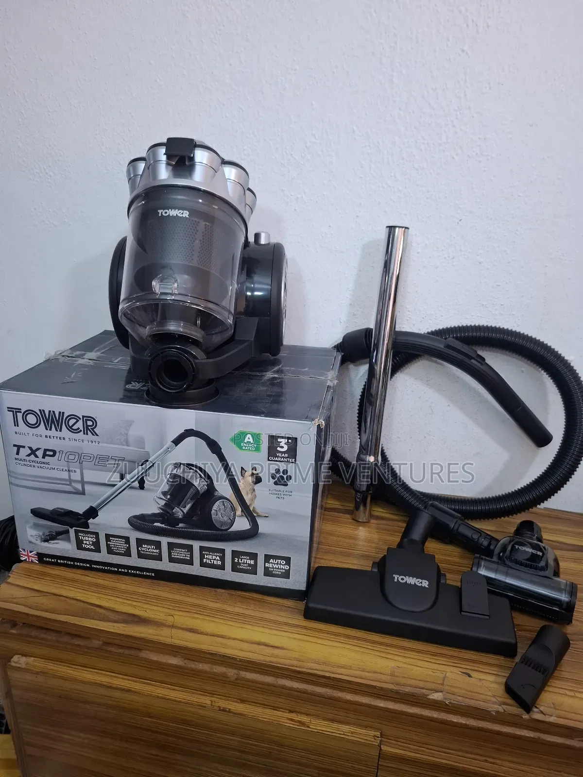 Tower Txp10pet Multi Cyclonic Vacuum Cleaner Uk