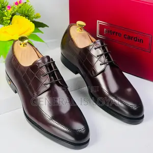 Pierre Cardin Lace Up Black and Coffee