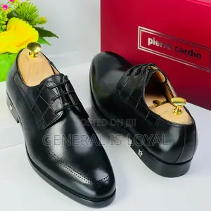Pierre Cardin Lace Up Black and Coffee