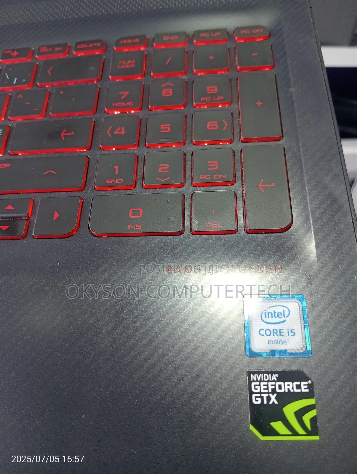 Laptop HP Omen 15 8GB Intel Core I5 SSD 256GB