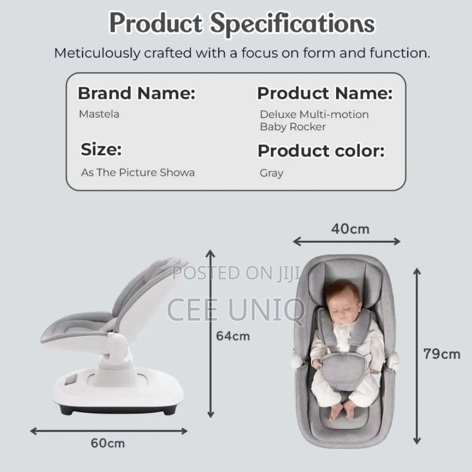 Elegance Deluxe Baby Motion Glider