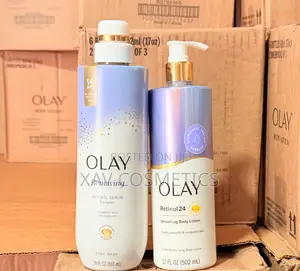 Photo - Olay Retinol Body Lotion and Body Wash