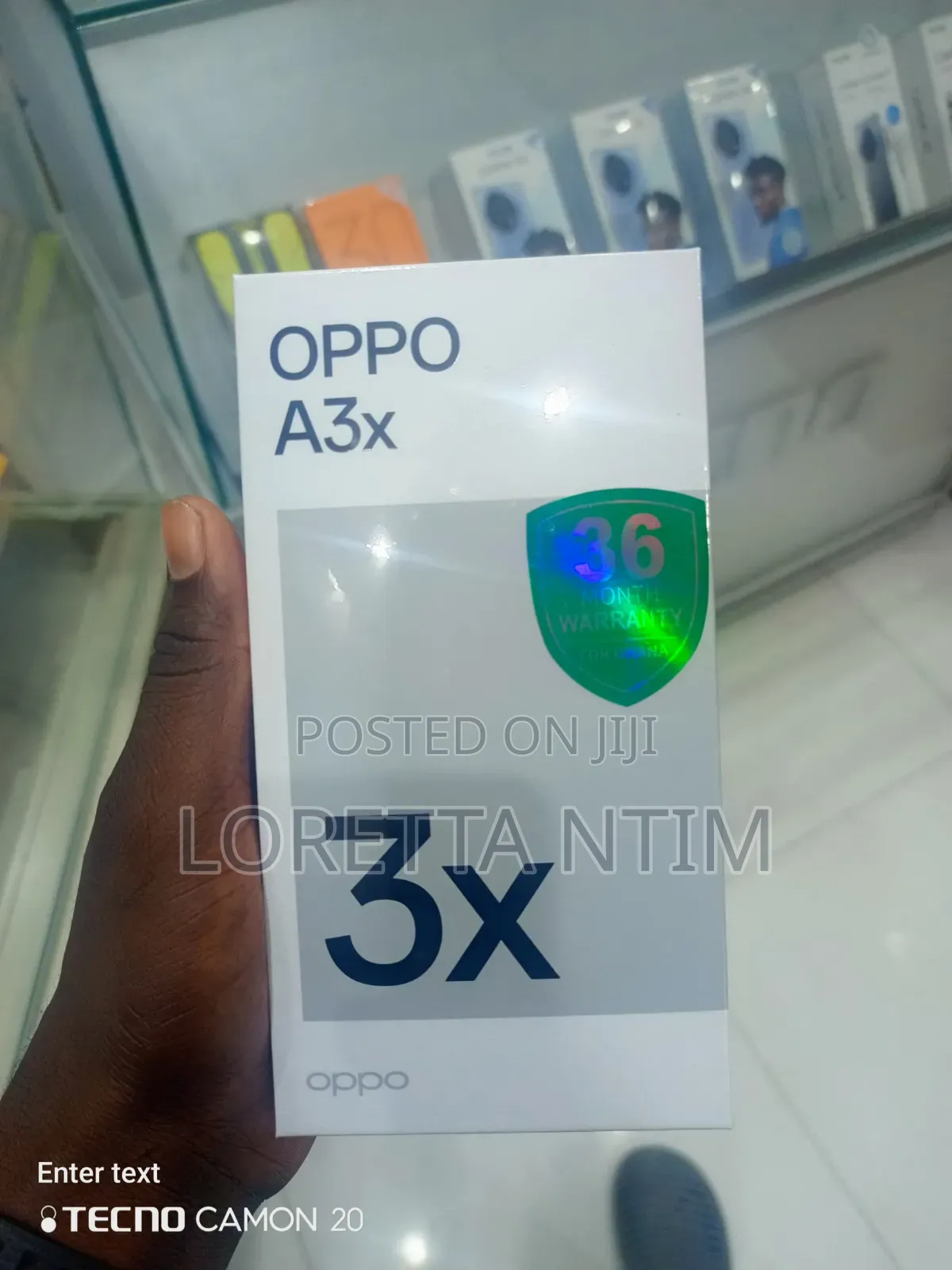 New Oppo A3x 128 GB Black